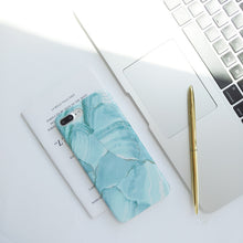 Load image into Gallery viewer, Glossy jade pattern marble tpu Case