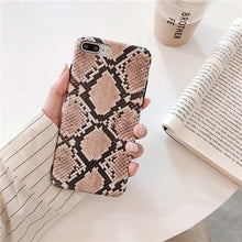Load image into Gallery viewer, Vintage snake skin, Matte soft tpu Phone Case