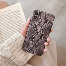 Load image into Gallery viewer, Vintage snake skin, Matte soft tpu Phone Case