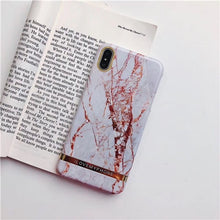 Load image into Gallery viewer, Shiny agate marble, Glossy hard plastic Case