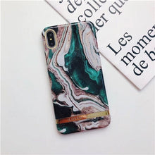 Load image into Gallery viewer, Shiny agate marble, Glossy hard plastic Case