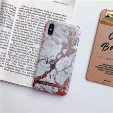 Load image into Gallery viewer, Shiny agate marble, Glossy hard plastic Case