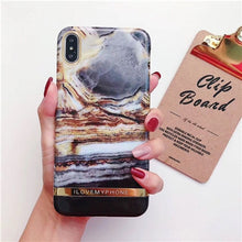 Load image into Gallery viewer, Shiny agate marble, Glossy hard plastic Case