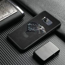 Load image into Gallery viewer, Game of Throne house Stark logo GOT Tempered Glass Phone Case