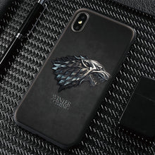 Load image into Gallery viewer, Game of Throne house Stark logo GOT Phone Case