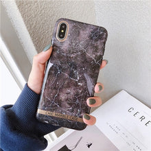 Load image into Gallery viewer, ins agate marble Case Glossy soft silicon