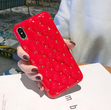 Load image into Gallery viewer, GT leather Small fragrant wind Mobile Phone Case